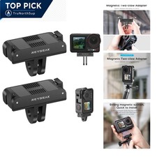 DJI Osmo Action 3 4 5 Magnetic Quick Release Mount Dual Claw Adapter 2 Pack