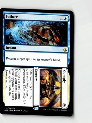 Failure // Comply 221 Rare Amonkhet Magic: The Gathering Lightly Played