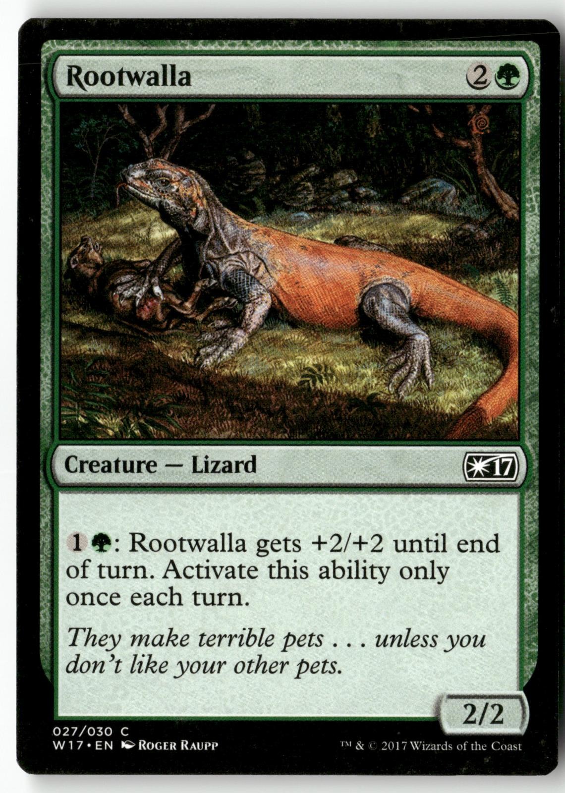 Rootwalla 27 Magic: The Gathering Welcome Deck 2017 2017