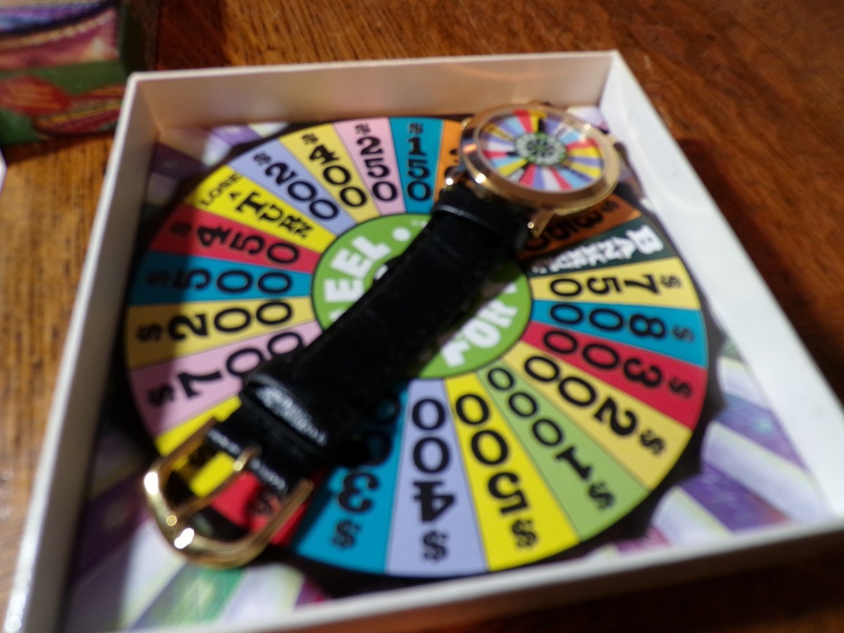 1996 VINTAGE WHEEL OF FORTUNE LIMITED EDITION TIMEPIECE NEW/W BATTERY COA FREE S View 6