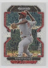 2022 Panini Prizm Draft Picks White Sparkle Prizm Edwin Nunez #PDP90 nd3