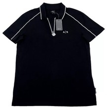 Armani Exchange Polo Color Black Size XL  NEW ORIGINAL WITH TAGS 