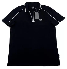 Armani Exchange Polo Color Black Size M ( NEW ORIGINAL WITH TAGS)