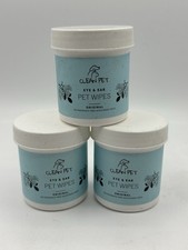3X CLEAN PET EYE  EAR PET WIPES ORIGINAL 300 FRAGRANCE FREE MOISTURIZED WIPES  