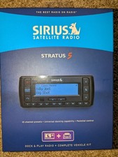 Sirius Satellite Radio Stratus 5 Receiver and Car Vehicle Kit SV5TK1 Complete
