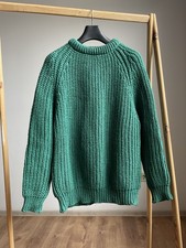 The Cornish Woollen Vintage 80's Fisherman Heavy Sweater Size L
