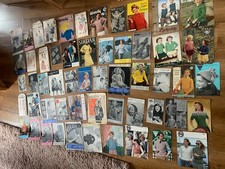 53 Vintage Stricken Nähen Kleidung Schnittmuster 60er 70er Jahre Mode Restposten Konvolut
