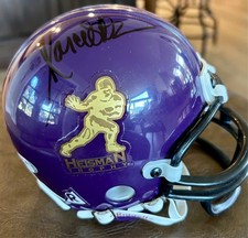 Mini casque Marcus Allen Heisman Speed avec PSA COA