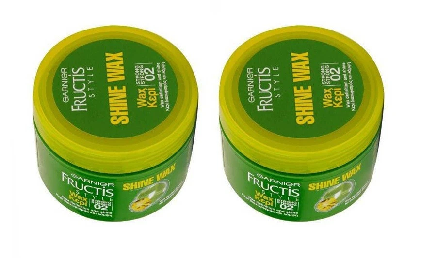 Garnier Fructis Style Shine Wax 02 Strong Hair Wax 2 x 75ml