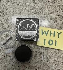 SUVA Hydra Liner Cake Eyeliner in GREASE MATTE (BLACK) .35oz/10g FULL SZ SEALED