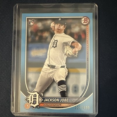 2025 Bowman Jackson Jobe #50 Sky Blue /499 RC Serial Numbered Detroit Tigers