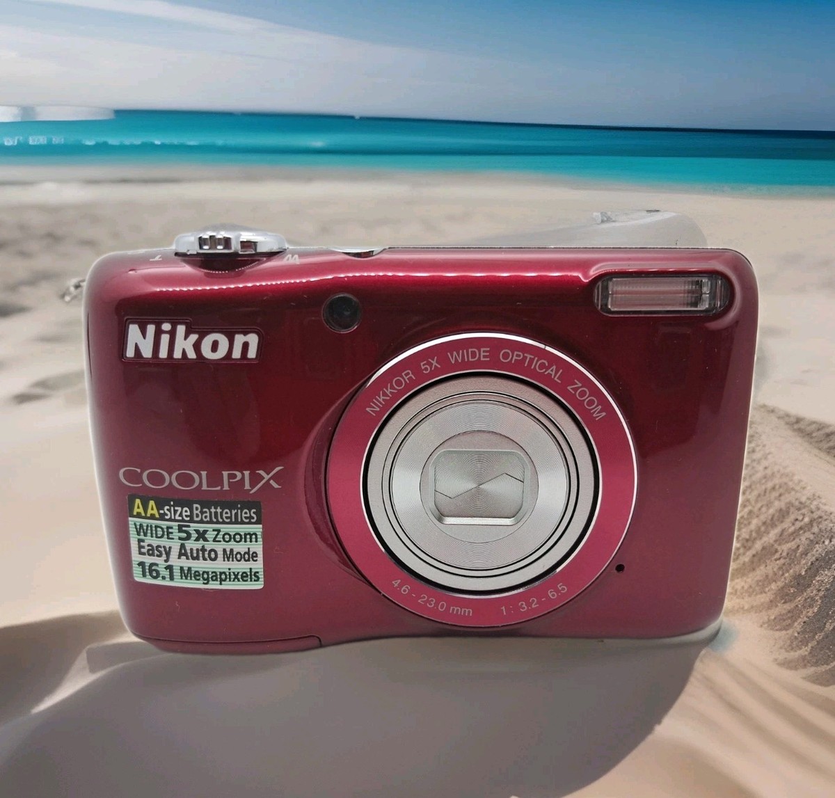 Nikon COOLPIX L26 16.1MP Digital Camera - Red for sale online | eBay