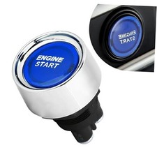 1 Pcs Engine Start Ignition Switch, 1.8" X 1.25" 12v 50a Automotive Start Blue