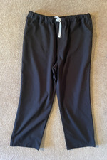 Men's FIGS Pisco Scrubs Bottoms Pants Size Large Black
