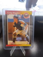 1989 Donruss Craig Biggio RC Rookie Houston Astros  Pristine Condition 🔥