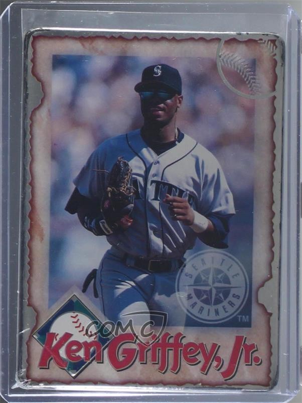 1996 Metallic Impressions Collector's Tin Ken Griffey Jr #3 HOF 08y1