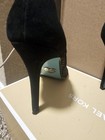 Betsey Johnson Women’s Black Lace Floral Pointed Toe Slip-On Pumps Size 7 — photo 4