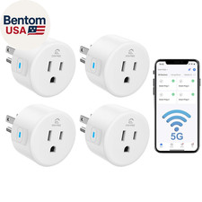 Smart Plug 5Ghz & 2.4Ghz, Smart Outlet Wifi Socket with APP Remote Control, Comp