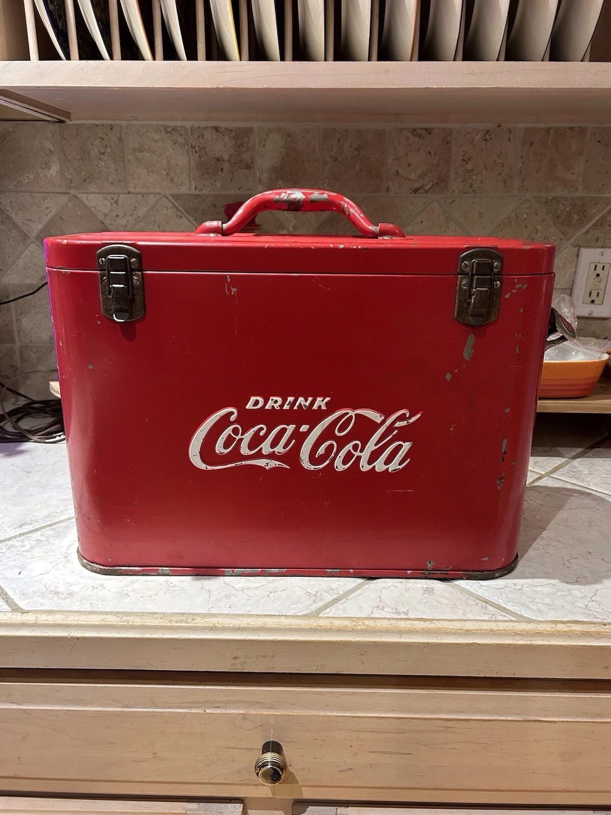 VINTAGE COCA COLA AIRLINE / AIRPLANE COOLER