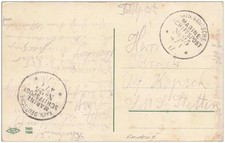 Kunst AK Feldpost Marine 1917 MSP Nr. 25 kleiner Kreuzer Emden II