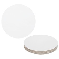 10 Pezzi Torte Rotondi in Cartone, Tagliere per Torte da 6 Pollici per Dessert, Bianco