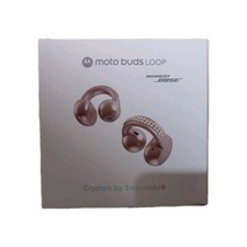 Motorola Moto Buds Loop Crystals by Swarovski Sound by Bose Pantone French Oak
