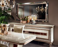 Konsole Holz Sideboard Konsolentisch Spiegel Anrichte Schrank 2Tlg Arredoclassic