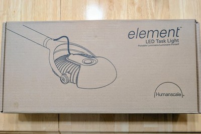 Humanscale Element LED Task Light & Technology Base Kit  Black New