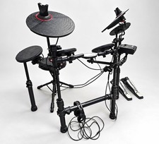 Carlsbro Commander 100 Electronic Drum Kit Set with Stool & Headphones