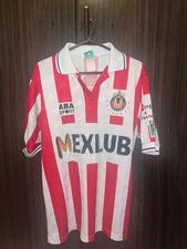 Vintage Chivas Guadalajara 1996 ABA Sport Red White Home Jersey Men's MEDIUM