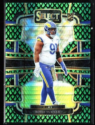 2023 Panini Select - Kobie Turner LAR - Dragon Scale Prizm RC - #/70