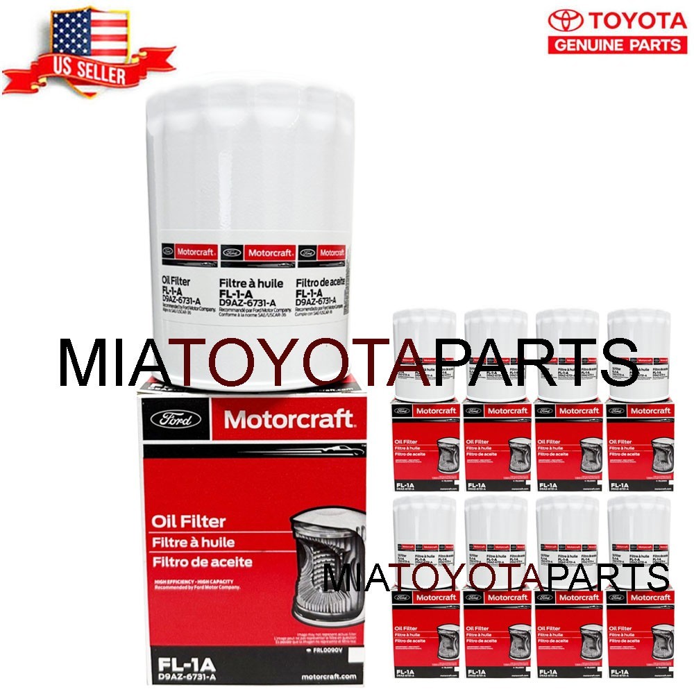 8 Pack Genuine OEM Motorcraft Oil Filter FL-1A D9AZ-6731-A
