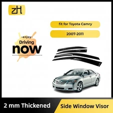 Fits for Toyota Camry 07-11 Acrylic Window Visor Sun Rain Deflector Guard