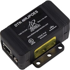 Ditek DTKMRJPOES PoE Surge Protector Shielded RJ45
