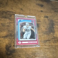 Panini 2024 Clearly Donruss Rated Rookie Pink #57 Brock Bowers Raiders 