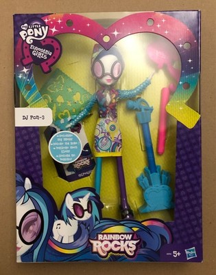 Vintage MLP MY LITTLE PONY Equestria Girls DJ PON-3 Rainbow Rocks Puppe Spielzeug
