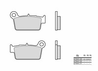 Brembo Off-Road Sintermetall BremsbeläGe - 07YA41SD