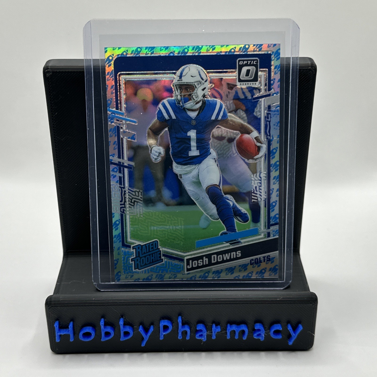 Panini 2023 Optic Josh Downs Rated Rookie (Rocket Emoji) #248