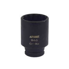 Douille à choc 46 mm - 12 pans - Taille 60 mm