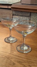 Vintage Retro BABYCHAM Glasses Set