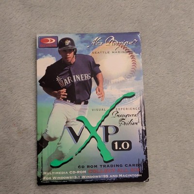 Donruss VXP 1.0 Alex Rodriguez CD-ROM Trading Card Seattle Mariners