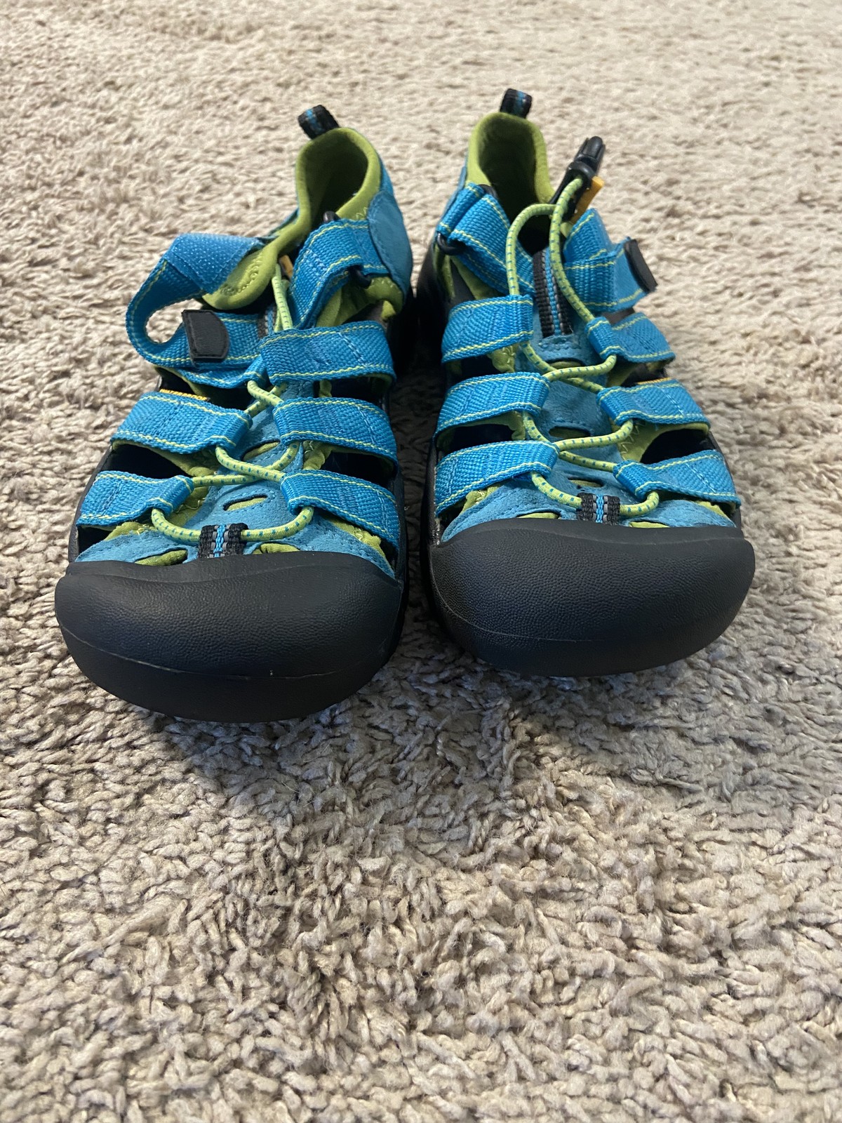 Scarpe Keen Newport H2 donna taglia 6 blu verde impermeabili sandali da trekking outdoor