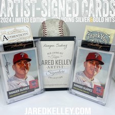 RANGER SUAREZ 2024 Topps Living Set Artist Signed JARED KELLEY U-PICK