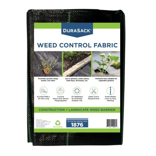 DURASACK 6.5 FT. X 20 FT. HEAVY-DUTY WOVEN POLYPROPYLENE UNDERLAYMENT - BLACK