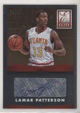 2015-16 Panini Donruss Elite Signatures Gold /10 Lamar Patterson Rookie Auto RC