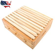 10 Beehive Frames Fir Wood Beeswax Coated With Frame  Foundation For Beekeeping