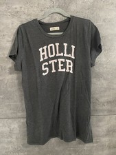 Hollister XL Tshirt Grey and Pink Logo Tshirt Excellent Condition Ladies XL Top