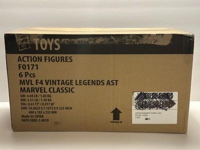 Marvel Legends Classic FANTASTIC FOUR Phase 4 F0171 Case of 6