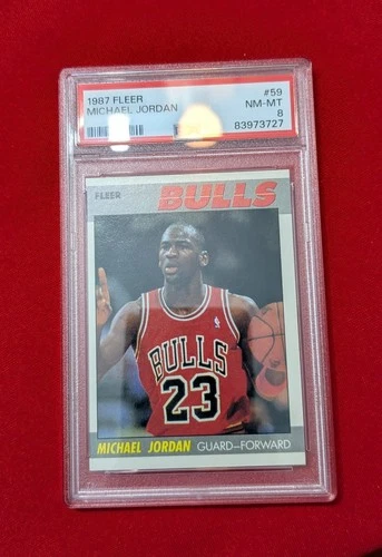 1987 Fleer Michael Jordan #59 PSA 8 (2nd Year Card!!) 💎💎💎