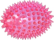 Gnawsome 3.5 Spiky Squeaker Football Dog Toy - Small, - Colors will vary
